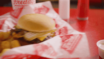 Freddy's Hamburger And Fries GIF