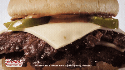 Freddy's Steakburger On A Bun GIF