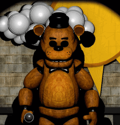 Freddy Spotlight Five Nights At Freddy's GIF