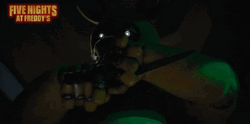 Freddy Wielding Knife Five Nights At Freddy's  GIF