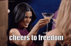 Free At Last Cheers To Freedom GIF