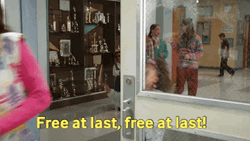 Free At Last Little Girl GIF