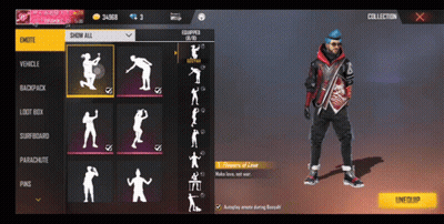 Free Fire Man With Blue Hair GIF