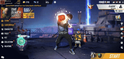 Free Fire Man With Fist In The Air GIF