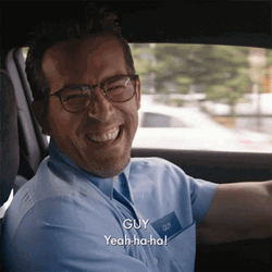 Free Guy Ryan Reynolds Hilarious Laugh GIF