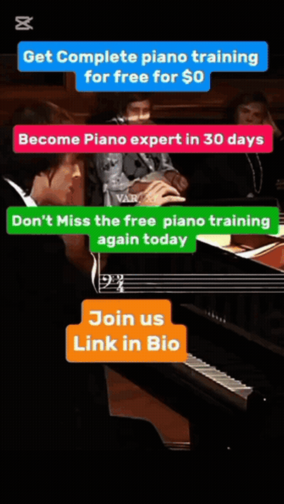 Free Piano Training Advertisement GIF