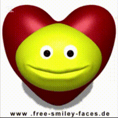 Free Smiley Faces De Heart GIF