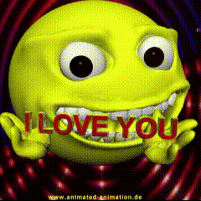 Free Smiley Faces I Love You Background GIF