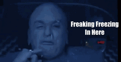 Freeze Man Says Freaking Freezing In Here GIF