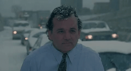 Freeze To Death Man Outside Shaking GIF