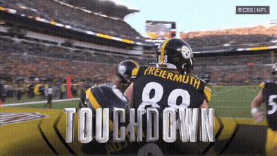 Freiermuth Football Player Touchdown GIF