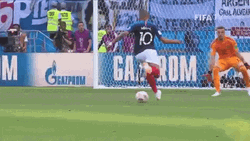 French Football Player Kylian Mbappe Goal Point GIF