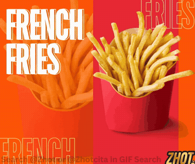 French Fries Advertisement GIF