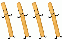 French Fries Dancing GIF
