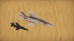 French Jaguar Jet Falling Down GIF