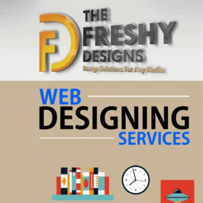 Freshy Designs Web Designing Services Clock GIF