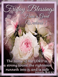 Friday Blessings The Name Of The Lord Strong GIF
