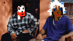 Friday Damn Pixelated Head Meme GIF
