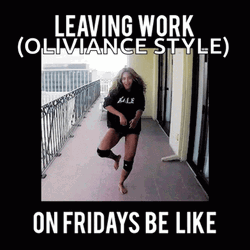 Friday Feels Leaving Work GIF