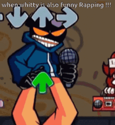 Friday Night Funkin Funny Rapping GIF