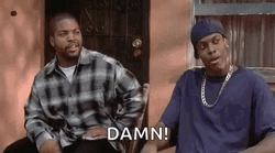 Friday Surprised Ice Cube Chris Tucker Damn GIF