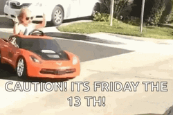 Friday The Thirteenth Car Crash Meme GIF