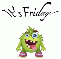 Friday Vibes Jumping Happily GIF