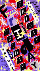 Friday Vibes Moving Texts GIF