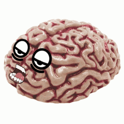 Fried Brain Feeling Tired GIF