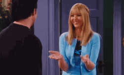 Friend Hug Chandler Bing Phoebe GIF