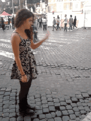 Friend Hug Street Walk GIF