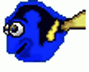 Friend Of Nemo Dory Pixelated GIF