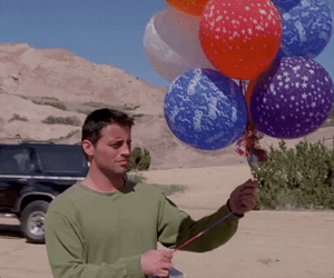 Friends Birthday Balloons Joey Tribbiani GIF