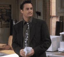 Friends Chandler Mmmm Thinking Face Palm GIF