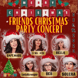 Friends Christmas Party Concert GIF