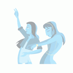 Friends Dancing Girls GIF