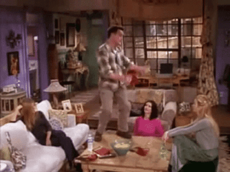 Friends Funny Victory Dance GIF