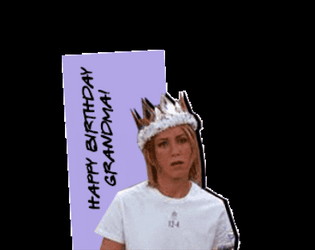 Friends Happy Birthday Grandma Rachel Green GIF