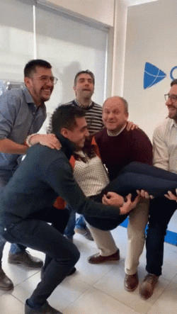 Friends Happy Hip Hip Hooray GIF