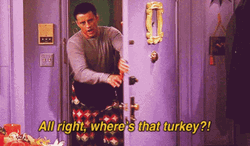 Friends Happy Thanksgiving Episodes Montage GIF