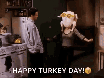 Friends Happy Thanksgiving GIF