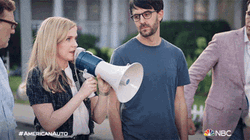 Friends Screams On Megaphone GIF