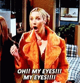 Friends Sitcom Phoebe Buffay Irritated Eye GIF