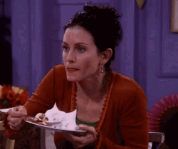 Friends Thanksgiving Acting Delicious GIF