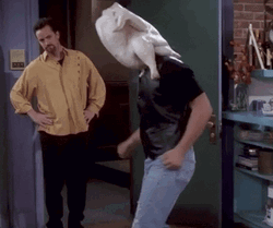 Friends Thanksgiving Turkey Joey Dance GIF