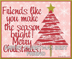 Friendship Christmas Card GIF