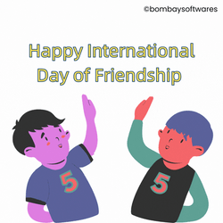 Friendship Day Of Boys High Five GIF
