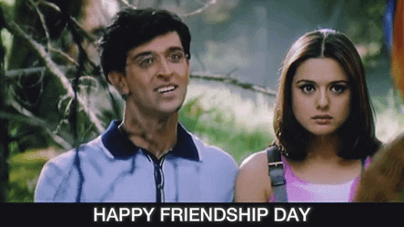 Friendship Day Of Preity Zinta And Hrithik Roshan GIF