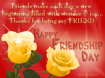 Friendship Day Thanks For Being My Friend GIF