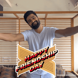 Friendship Day Vicky Kaushal GIF